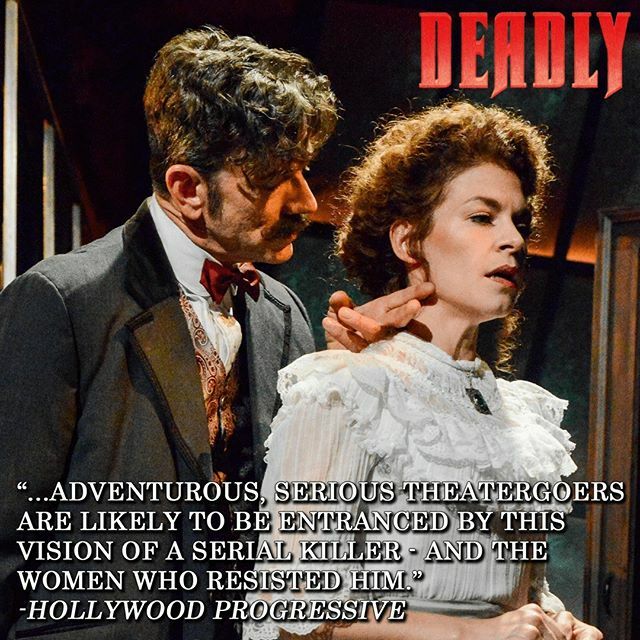 SacredFoolsLA's tweet image. Bad touch. BAD TOUCH!⁣
⁣
DEADLY is back on Friday and Saturday at 8pm on @thebroadwaterla Main Stage. Get your tickets now at the link in our bio. Photo by Jessica Sherman Photography.⁣
⁣
#deadlythemusical #lathtr #pro99 #losangelestheatre #theatre #… ift.tt/2nweDAt