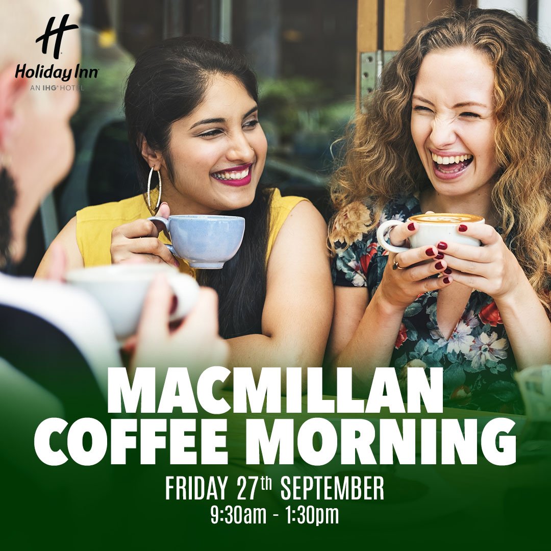 HICambridge's tweet image. Macmillan Cancer Support Coffee Morning ☕️  

27th September | 9:30AM-1:30PM | Lobby   

All welcome! 😄👌