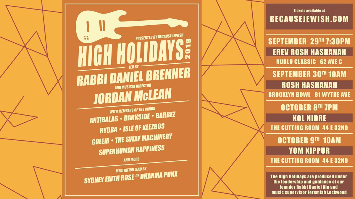 ANTIBALAS play the last 2019 Summer Series Industry City show Saturday: brooklynvegan.com/industry-city-…

TONIGHT, catch Antibalas horns w/ Strand of Oaks at Brooklyn Bowl: brooklynvegan.com/strand-of-oaks…

For the JEWISH HOLIDAYS, also celebrate with members of Antibalas!
brooklynvegan.com/high-holidays-…