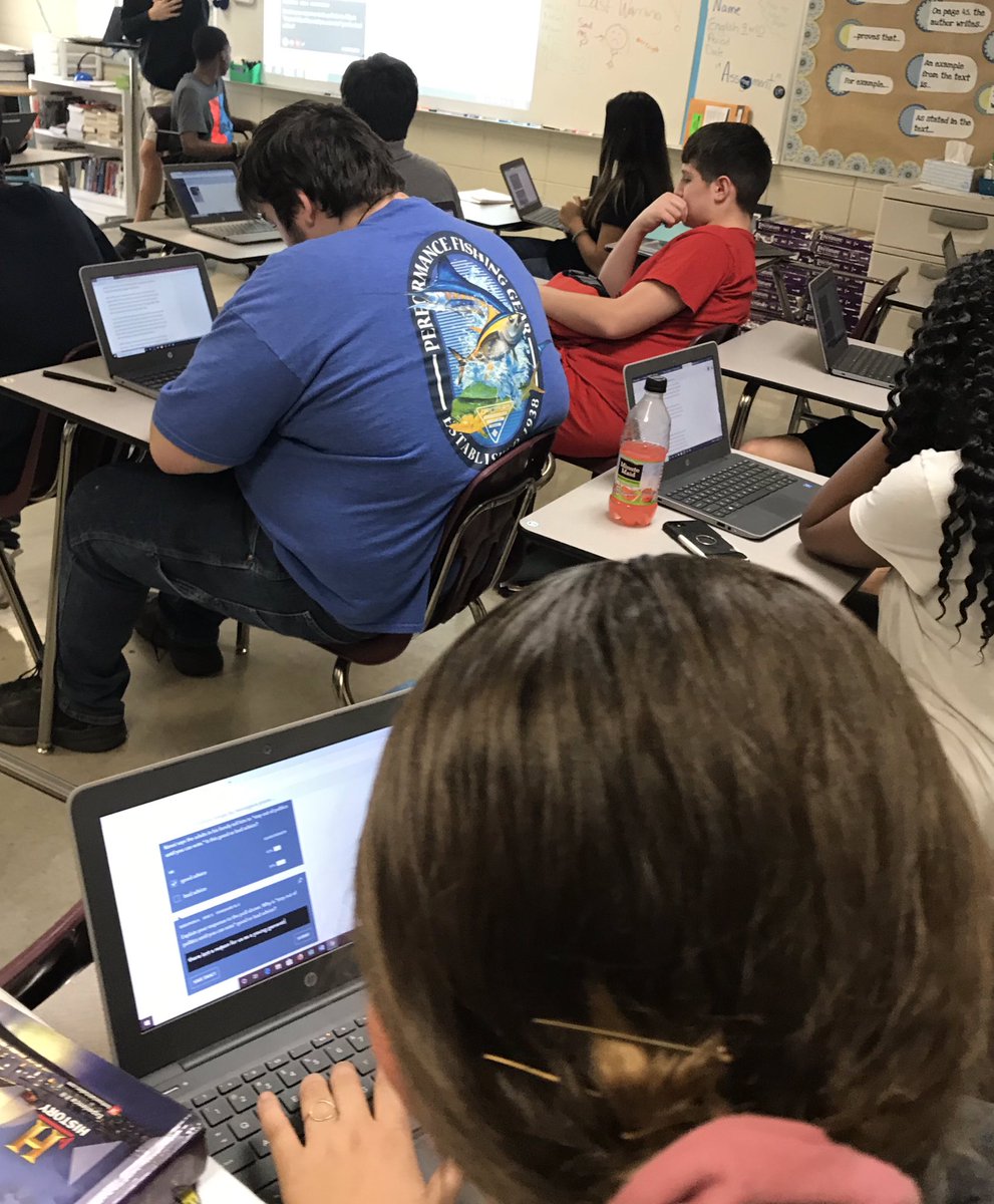 spatterwestga's tweet image. Practicing ACT reading skills with #activelylearn articles during advisory #everystudentprepared #greatdayinSCC #beyourbest @ScchsSaints @sccboe @activelylearn