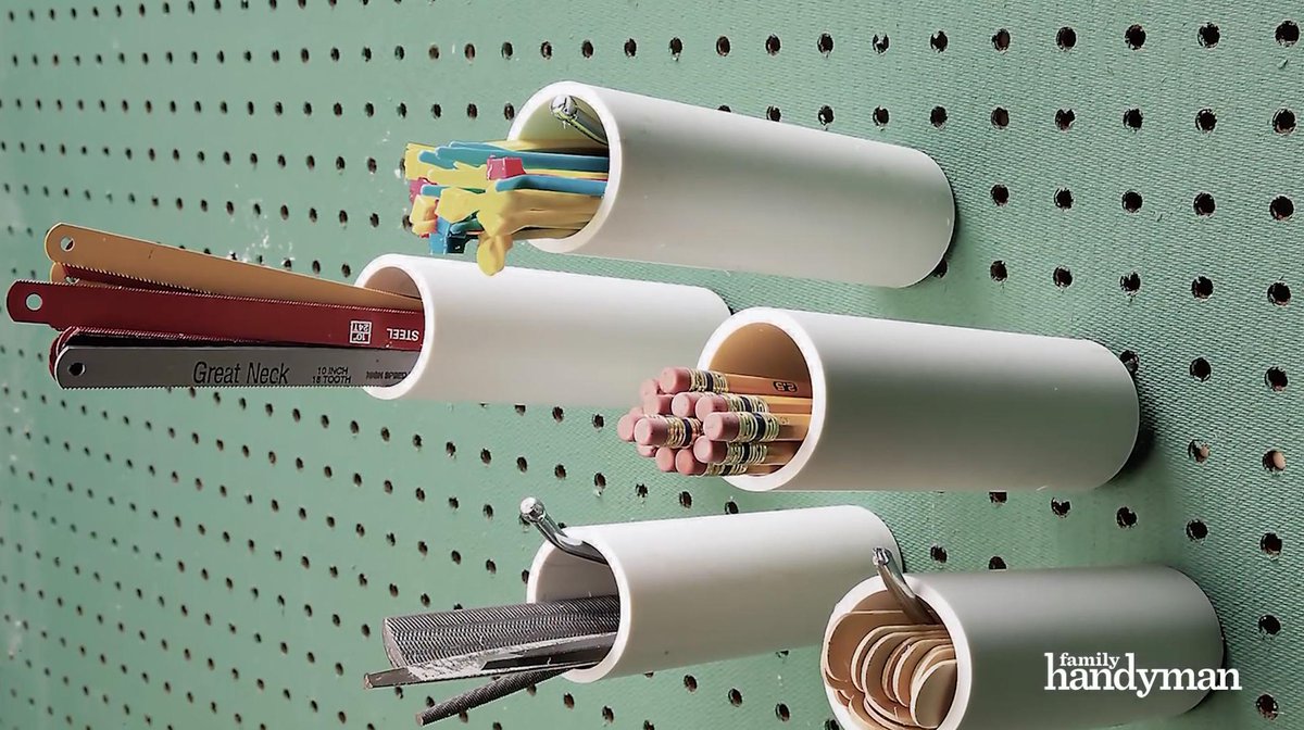 ronhazelton's tweet photo. Here are 5 clever PVC Pipe hacks from our friends at Family Handyman. 

#DIY #familyhandyman #ronhazelton #pvchacks #PVCDIY #PVCideas #PVC 

https://t.co/TIY8pC7C6r https://t.co/3o1wFJ6KsT