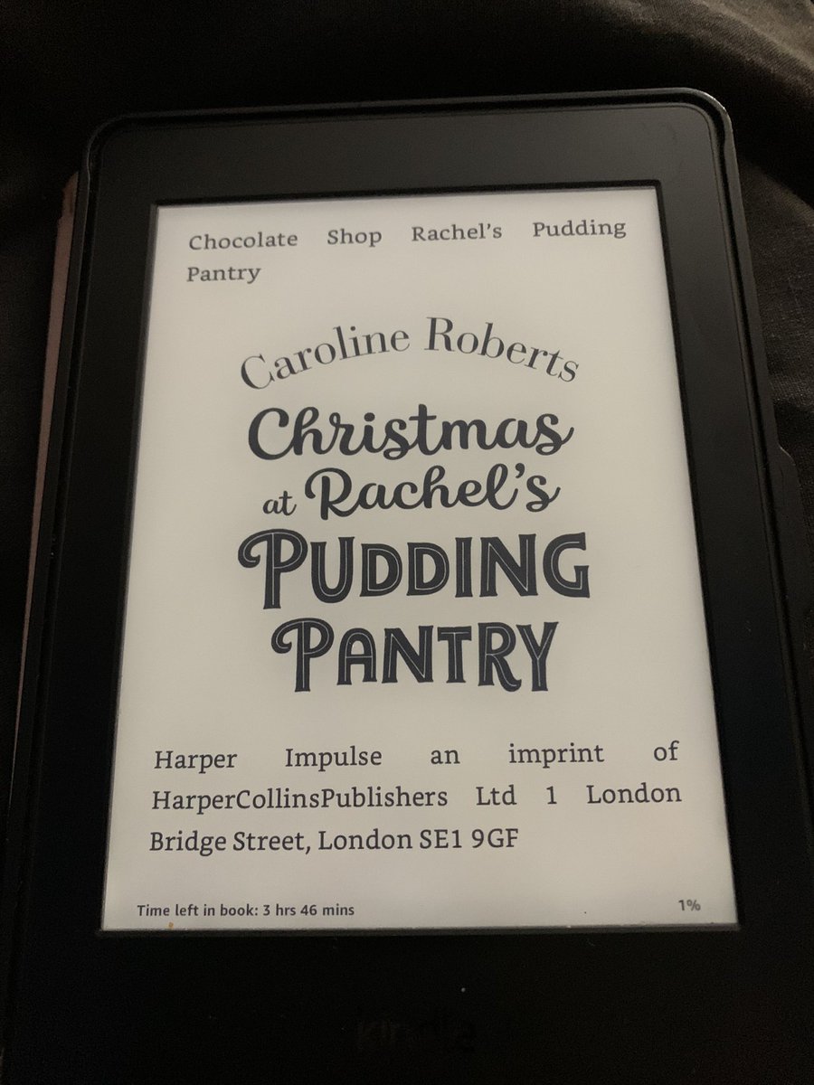 HonestCs's tweet photo. Super excited to start my first Christmas review β€οΈβ€οΈβ€οΈ #MrsCsHonestBookReviews #Excited #BookBlogger #Blogger #ChristmasAtRachelsPuddingPantry #CarolineRoberts #HarperImpulse #HarperCollinsPublishers https://t.co/iBZy2JOQyK