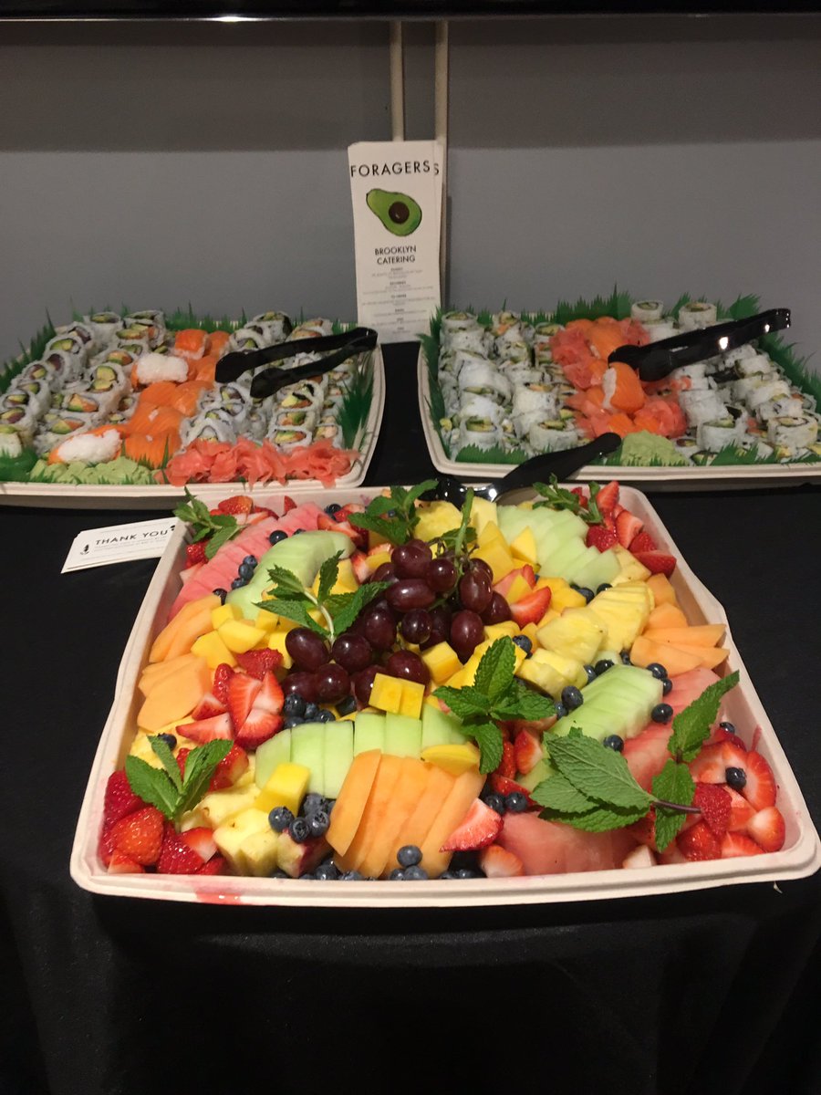 Catered the green room at  <a href="/GlblCtzn/">Global Citizen ⭕</a> 2020 #GlobalGoalLive campaign announcement today in NYC! 
#foragersnyc #PossibleDream #forpeopleforplanet