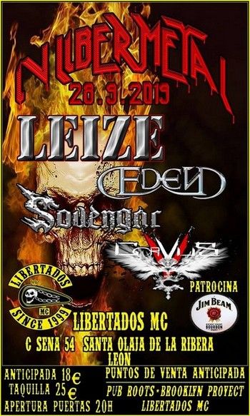 Hablamos con la organización del Libermetal

keeptheflame.es/entrevistas/64…

<a href="/Leizeoficial/">Leize</a> 
<a href="/EDENMETALBAND/">EDEN_Metal_Band</a> 
<a href="/Sovengar/">SovengarOfficial</a>