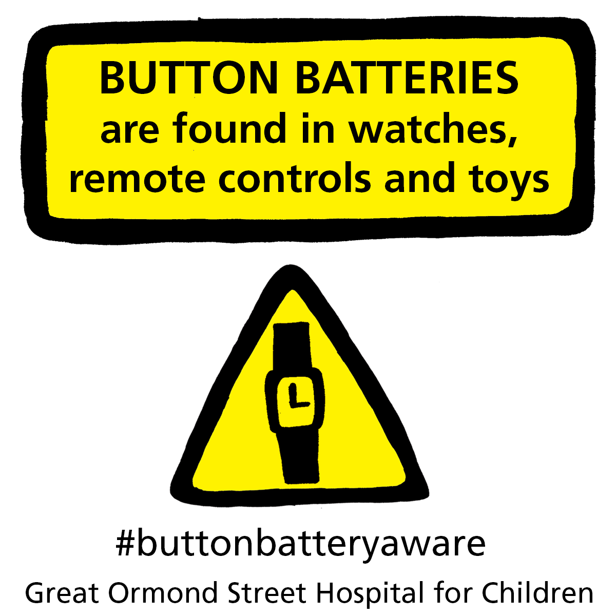 GOSHCharity's tweet photo. Tonight’s #POGLittleHeroes reminds us of the very real dangers of button batteries. Found in lots of household items – from watches to toys to TV remotes – swallowing a button battery can cause severe injuries. Make sure you know what to do.
Be #ButtonBatteryAware https://t.co/KiZxTKWzkv