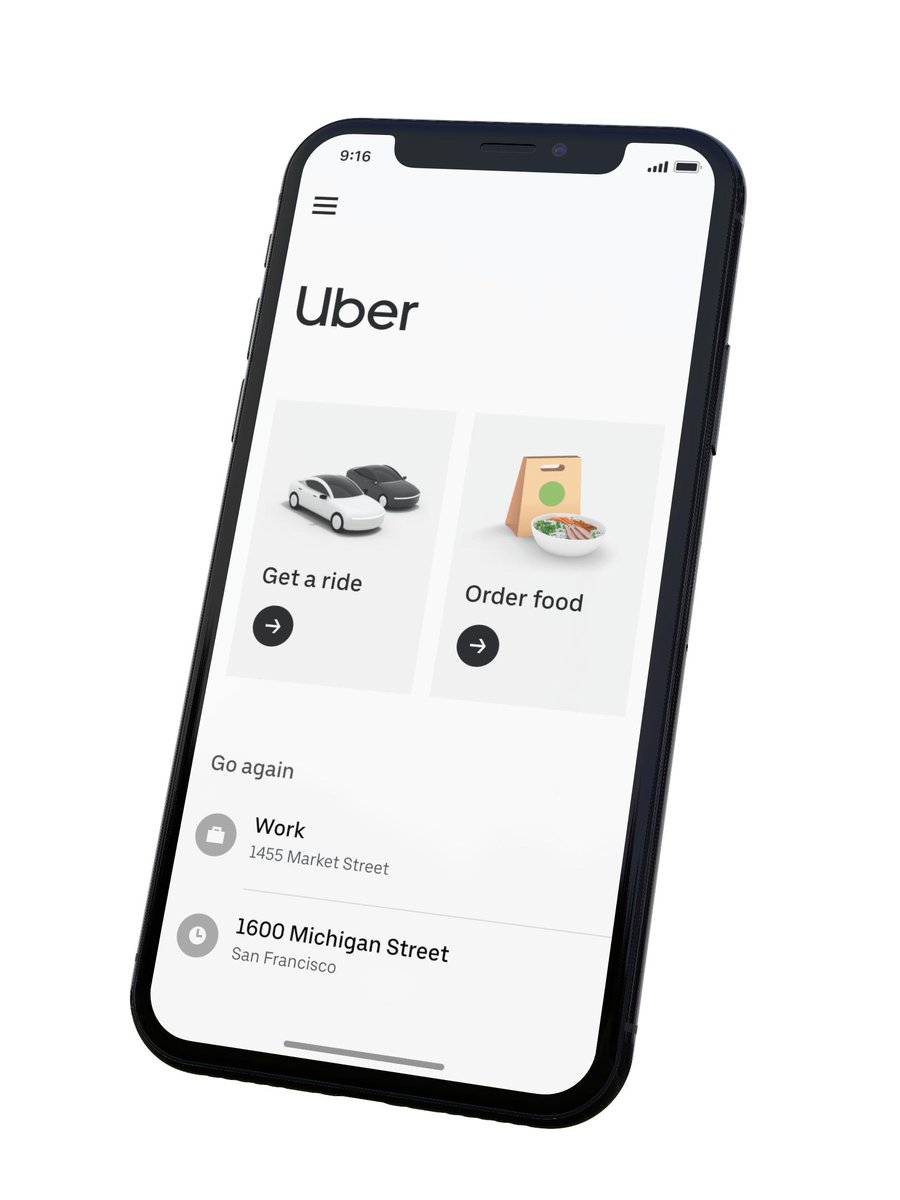 TurnerNovak's tweet photo. Uber launches:

-UberPass ($25/mo): surge protection + free Eats deliveries and Jump rides
-5.1k cloud kitchens on Eats
-Convert other co's rewards to Uber Cash
-Bikes + scooters (includes Lime) shown in main UI
-Swappable Jump batteries
-New homescreen👇

https://t.co/8Rw1Ap6dSV https://t.co/i4pqYmF4eX