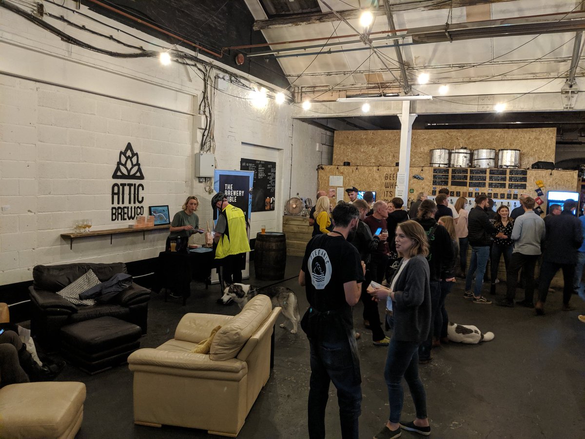 BirmBeerWeek's tweet image. Hanging out in Stirchley @atticbrewco for the launch of the @thebrewerybible Midlands Edition and App.
#TheBreweryBible #StirchleyBeerMile