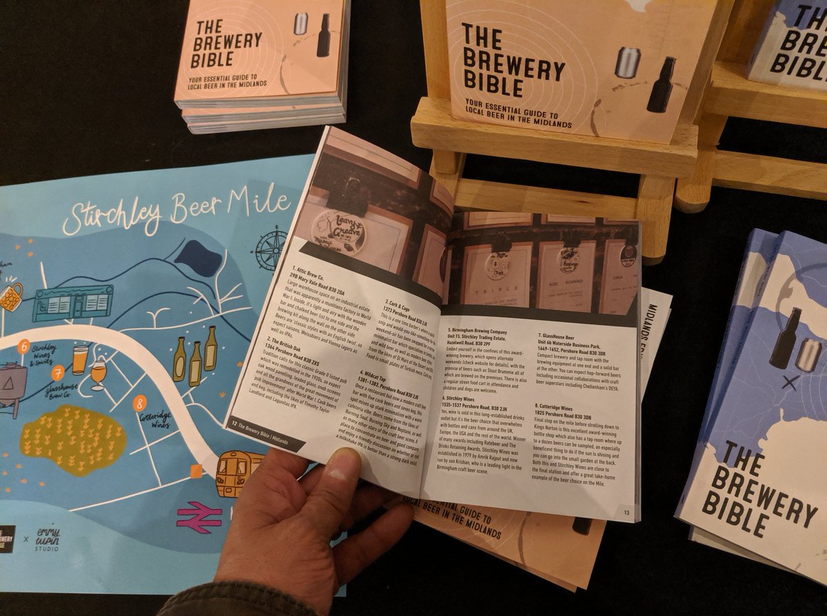 BirmBeerWeek's tweet image. Hanging out in Stirchley @atticbrewco for the launch of the @thebrewerybible Midlands Edition and App.
#TheBreweryBible #StirchleyBeerMile