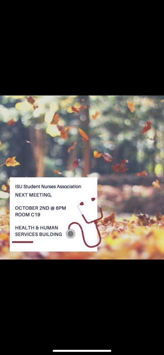 Don’t forget about the second SNA meeting! October 2nd at 6 in room C19