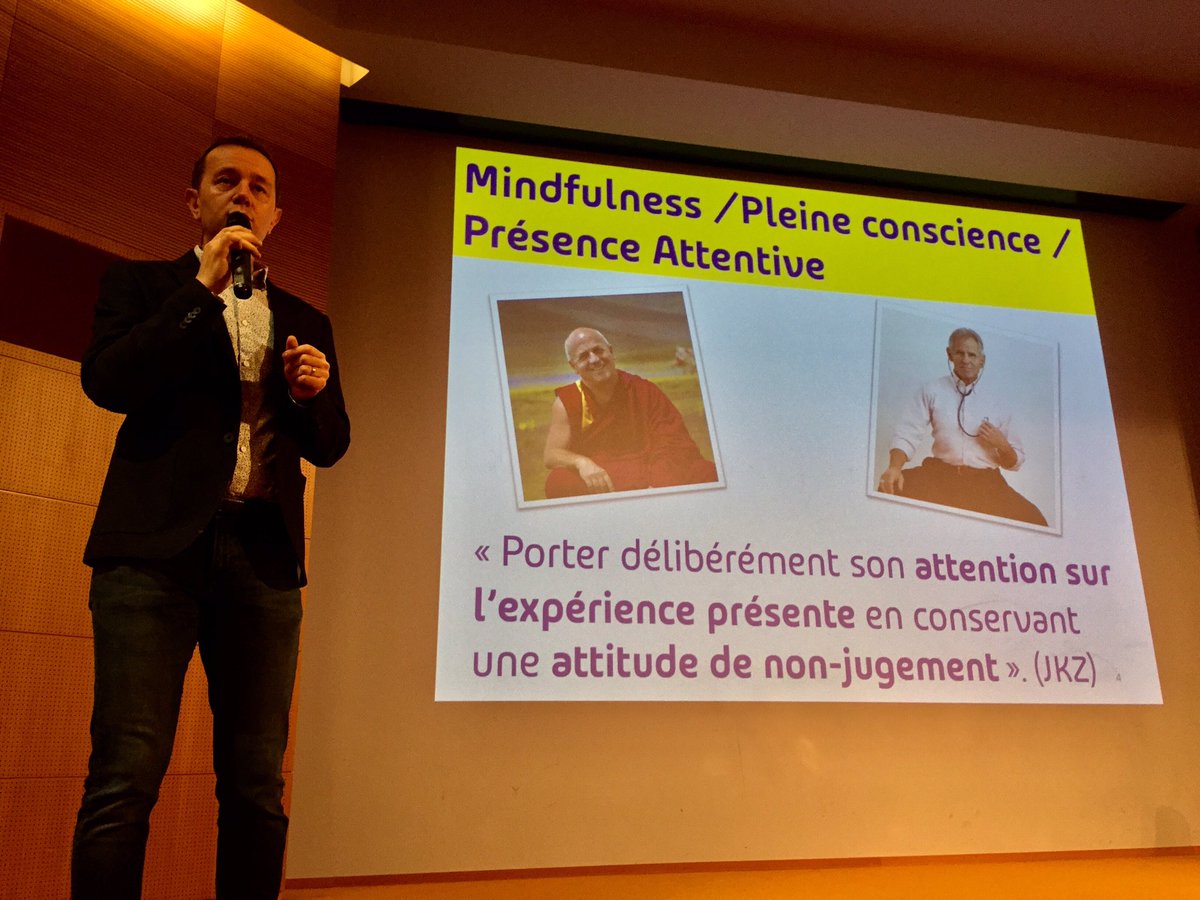 MaiteLeclercq's tweet photo. Fière d’avoir organisé pour les collaborateurs d’#AvivaFrance une conférence sur le thème de “la #méditation de pleine conscience (#mindfulness)” avec l’aide précieuse de #XavierFloquet du collectif #Mindfulatwork
#BienEtreAuTravail #LifeAtAviva https://t.co/PHEhYtCvmJ