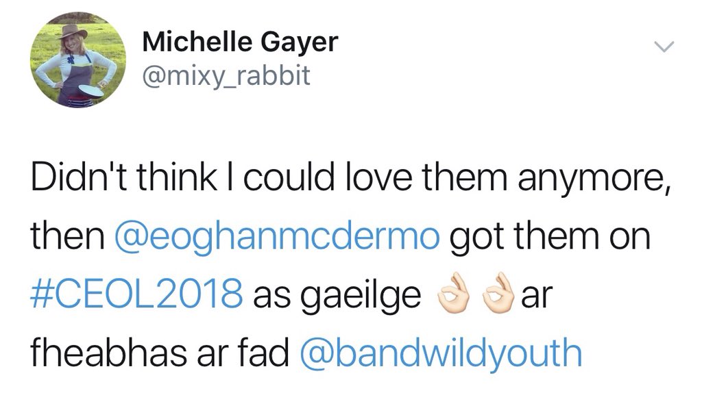 RaidioRiRa's tweet photo. Thaitin an seinnliosta go mór le daoine! #CEOL2018 😎 https://t.co/QNxifV5qtv