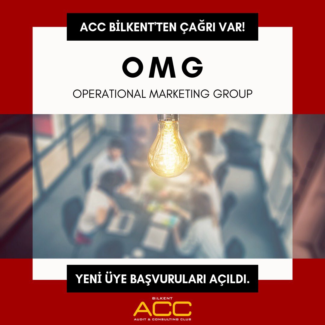 Pazarlama alanına ilgili üyelerimiz için kurduğumuz OMG başvuruları başladı! 
Dönem boyunca hem eğitimler alıp birlikte öğreneceğimiz hem de bunları uygularken ekip olarak çalışıp çok da eğleneceğimiz OMG’a katılmak için:
forms.gle/u4qfdr84vLYRGM…