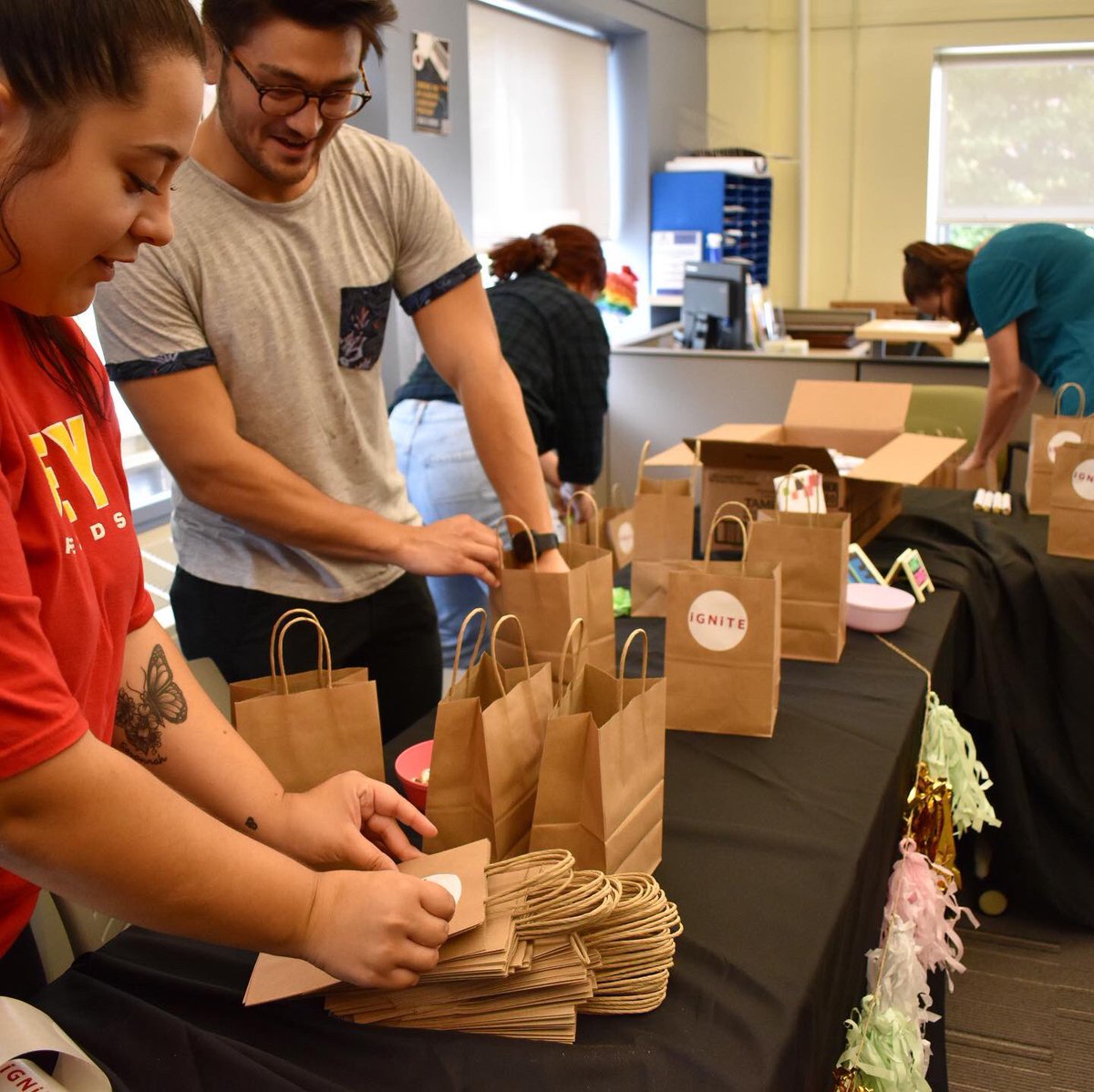 IGNITE_FSU's tweet image. Check out our Period Packing Party! We had a blast!! Thank you everyone for coming out 🌷