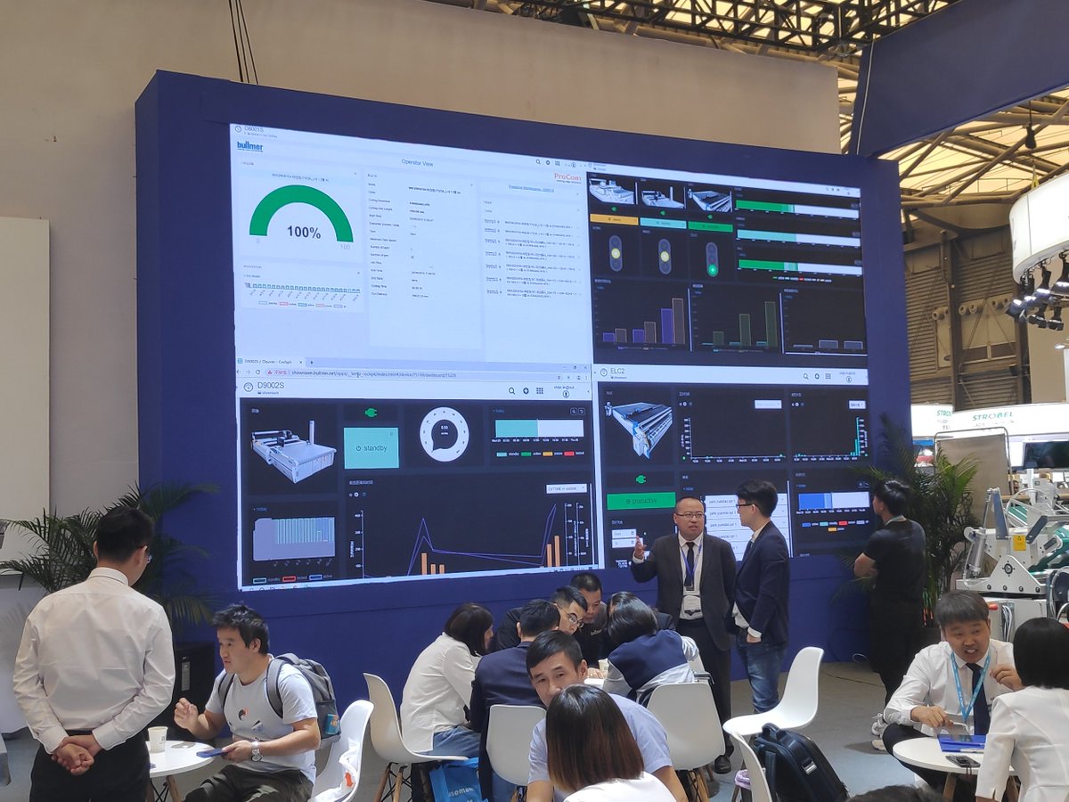 We are excited about the great impact of our IoT platform Clouver on the CISMA trade fair in Shanghai, Bullmer booth #CISMA #Shanghai #Bullmer #Clouver #ProCom