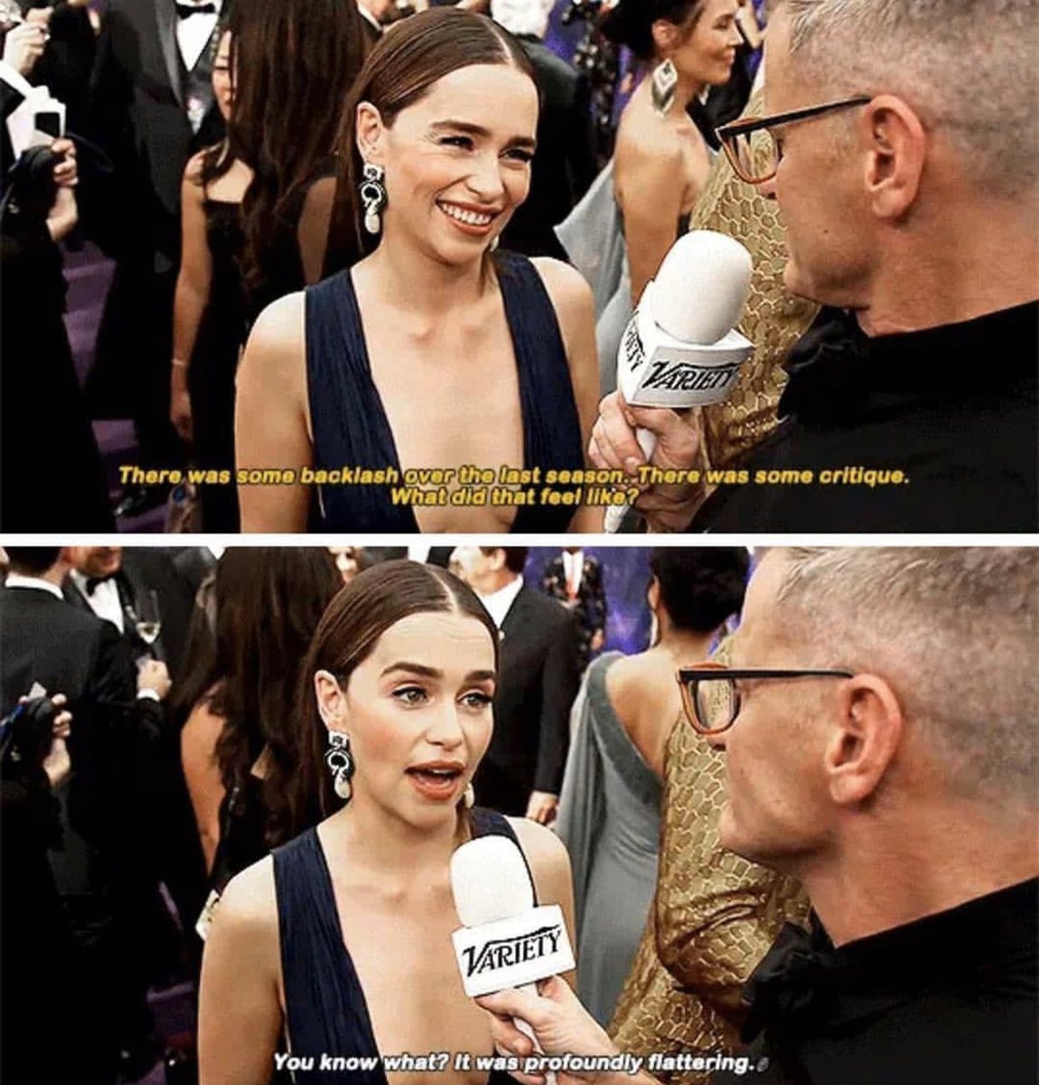 ClamsAndCockles's tweet photo. Queen Daenerys Targaryen, first of her name, ruler of the ashes, loves her haters. https://t.co/xOXfptLZSs