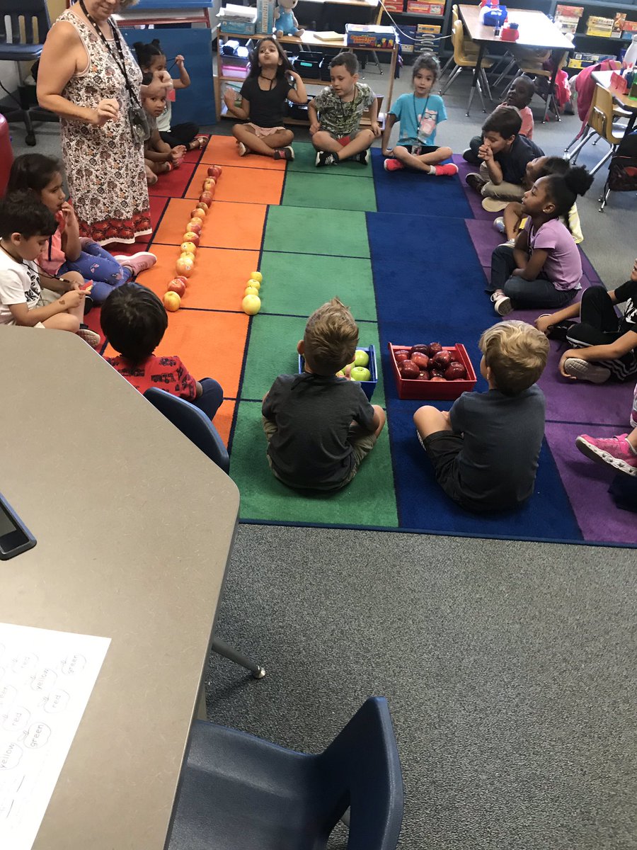 MrO_Metrowest's tweet photo. Kindergarten rocking out small groups and counting fall items. @West_OCPS @DrFritzler_OCPS https://t.co/Hl1xEcctVN