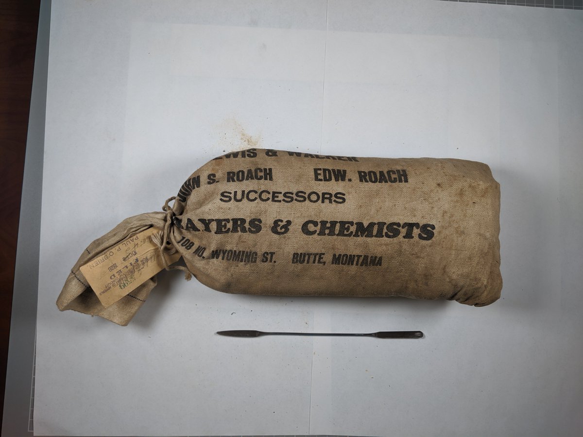 I've had my hands in less than 10% of these Montana court records so far and I've already found about 10 bags of rocks and a bonus box filled with small bags of dirt. Archivists, look upon our burden and weep!