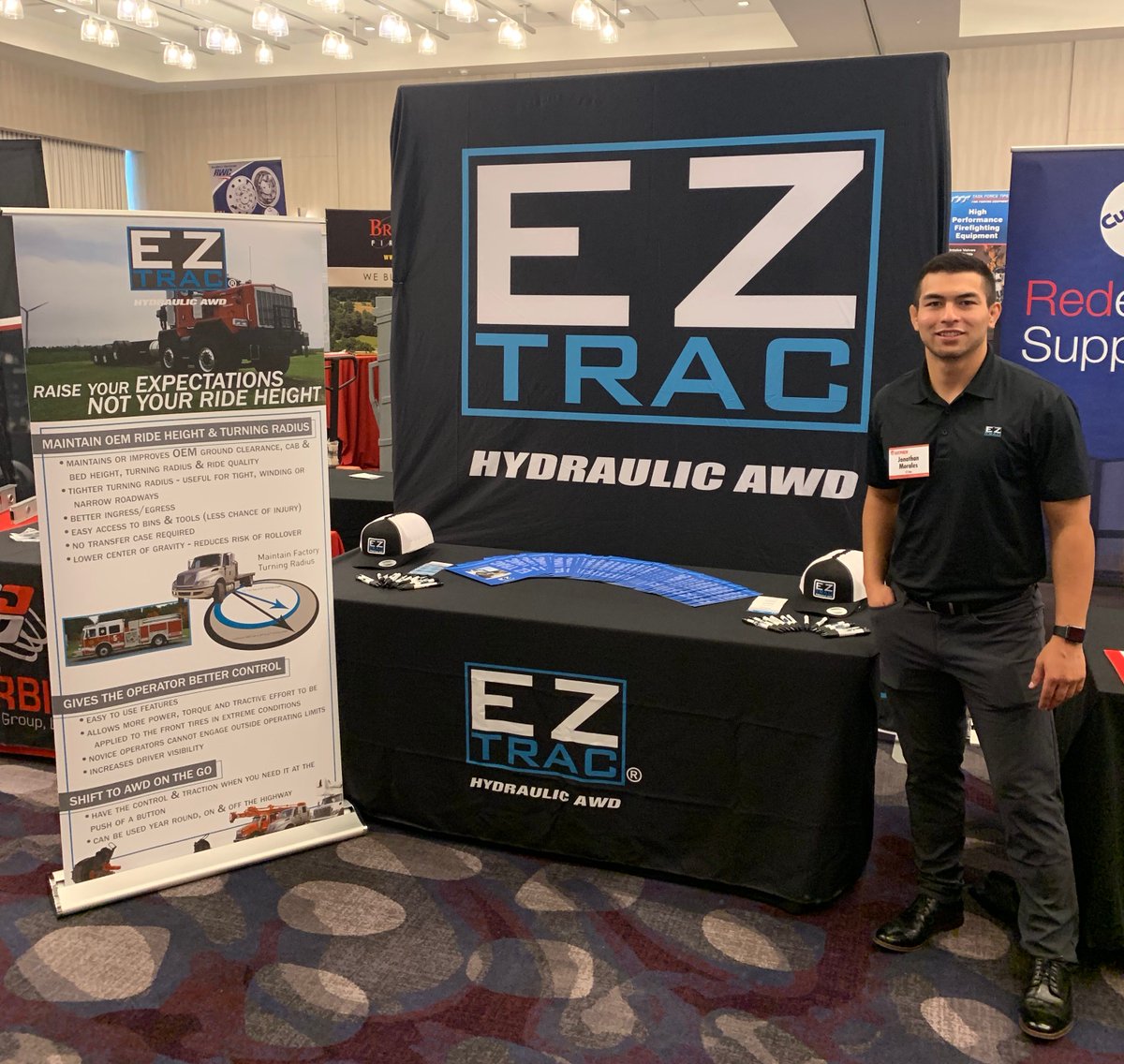EZTrac's tweet photo. Justin and Jon are representing EZ TRAC AWD at the Sutphen 2019 Global Dealer Meeting in Westerville, OH. https://t.co/ocL9Pp3JSL