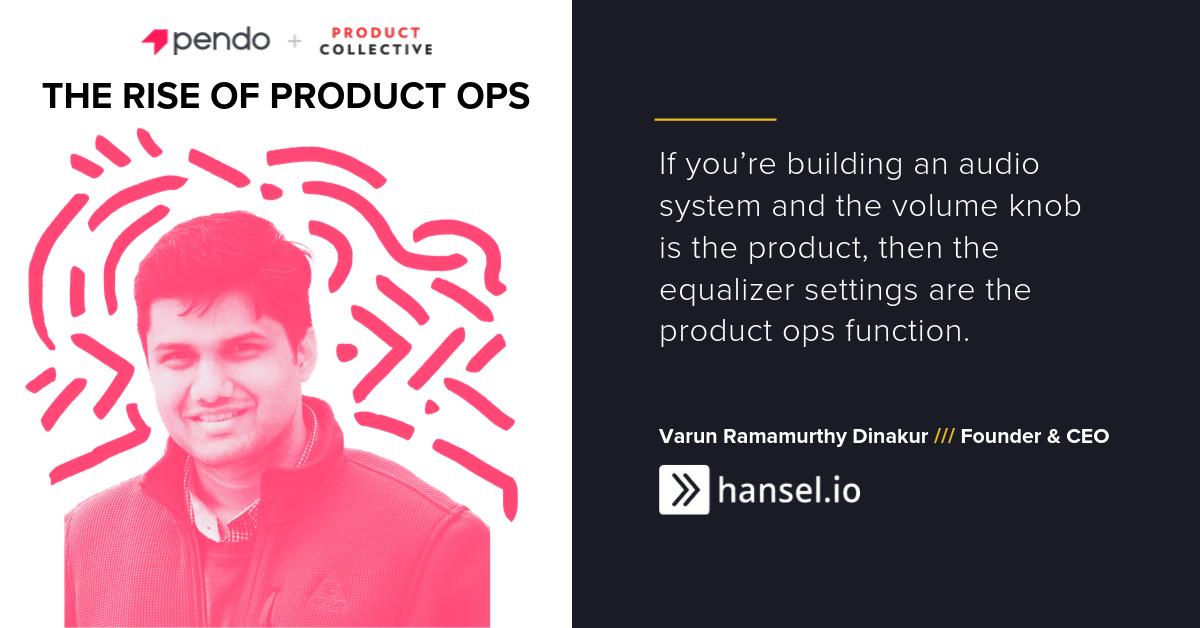 pendoio's tweet photo. Product ops plays a crucial role in your product team. In our latest ebook, we asked product leaders like @VarunRamamurthy of @hansel_io to share how their teams benefit from the function. https://t.co/PFpdkn64q4 https://t.co/LkKfRL1dmR