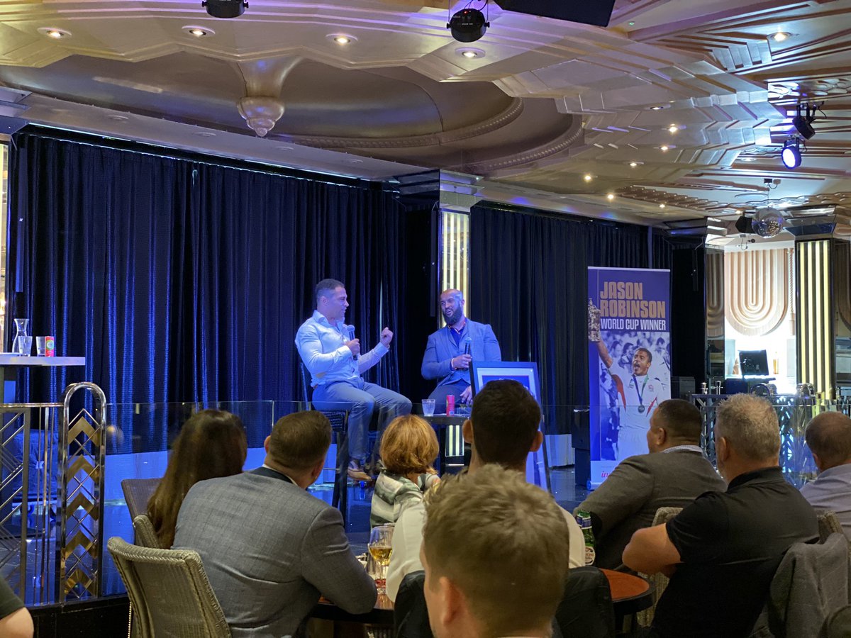 Superb afternoon with guest of <a href="/FHP_UK/">FHP</a>  &amp; <a href="/THPArchitects/">HarrisPartnership</a>  today at <a href="/BibisRestaurant/">Bibis Italianissimo</a> for the England Vs USA rugby. An honour to meet <a href="/Jason15Robinson/">Jason Robinson</a> an listen to his story of triumph and success! Thanks also to <a href="/alexsimmonstv/">Alex Simmons</a> for a superb event!