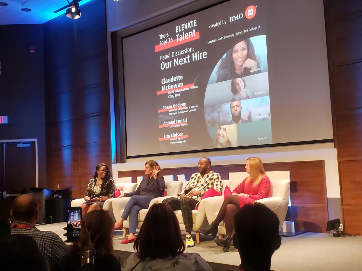 Here are my takeaways from <a href="/CMMcgowan/">Claudette McGowan</a> #ElevateTalent convo:
1. Embody their values 
2. Learn from your failures
3. Show your worth 
4. Learn how to grow yourself 
5. Bring your diversity &amp; authenticity to work
6. Be a change maker 
7. Don't lose your path  
#McGowanImpacts