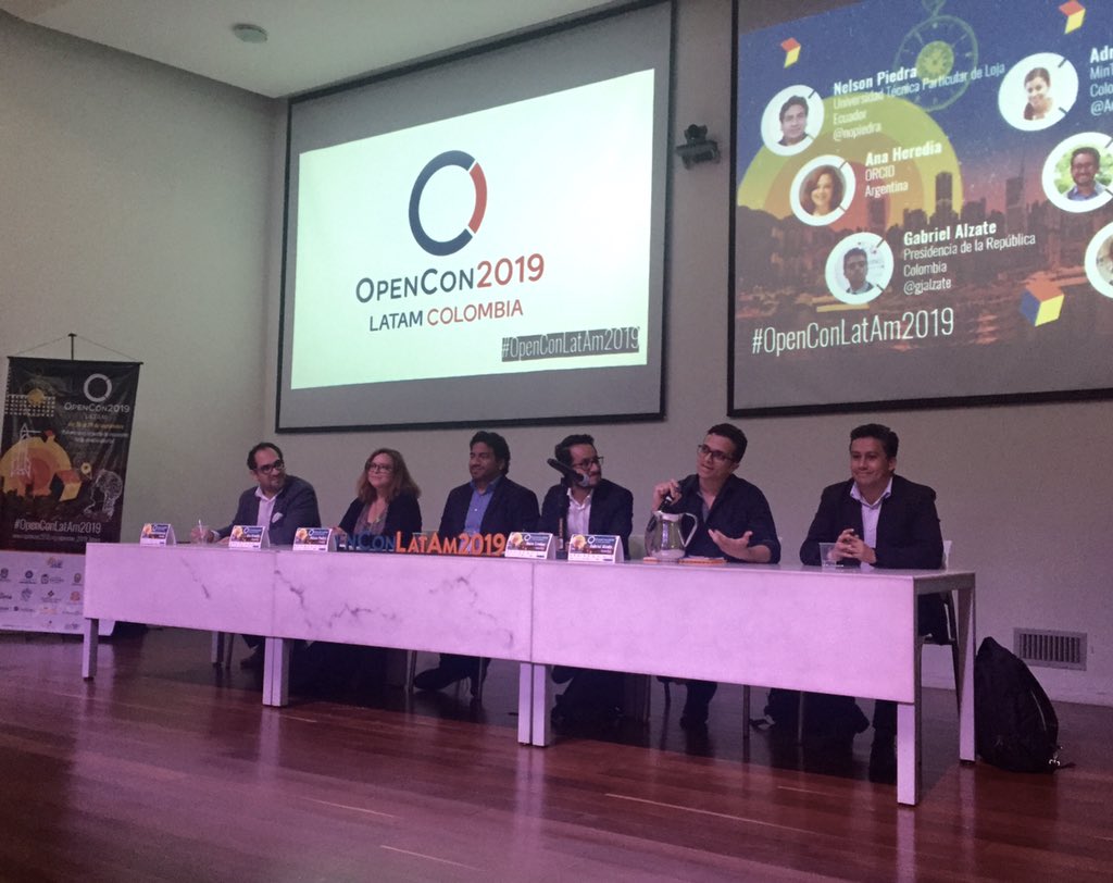 Forocsu's tweet image. En el marco de #OpenConLatAm2019 presenciamos el panel ‘Infrastructuras Abiertas”.