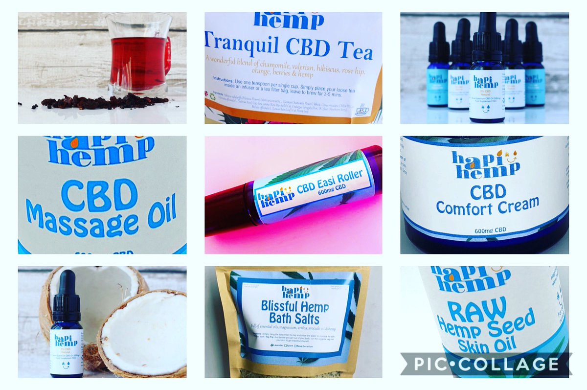 Whether you are a novice or a regular CBD user, we are here to help you on your CBD journey.
We want Hapi Hemp to help you discover your inner Hapiness, Hapi Wellbeing, Hapi mind, Hapi joints &amp; a Hapi heart.#cbd #cbdoil #Hemp #fibromialgia #insomniac #ThursdayMotivation