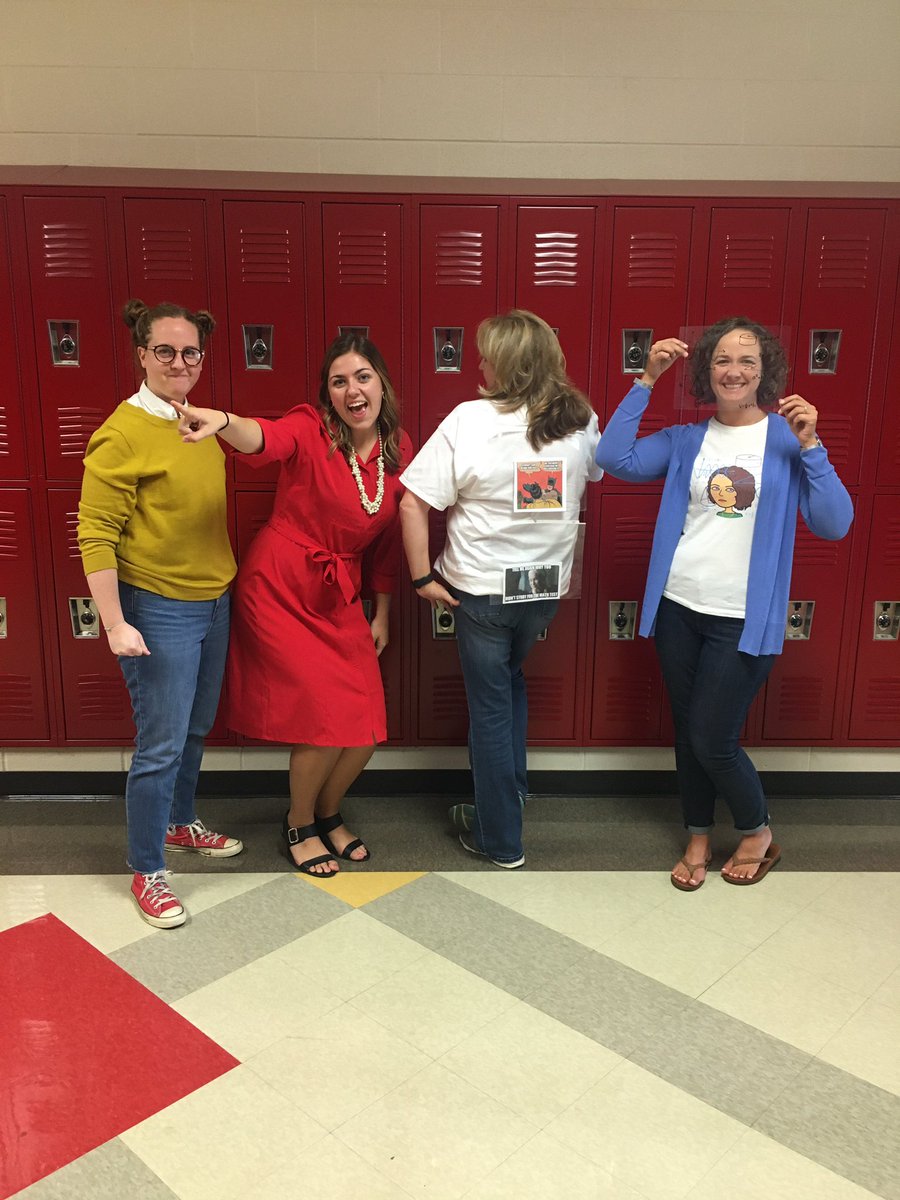 MsBLawson's tweet photo. I’ve loved making MEMEories this week with the best math department to celebrate homecoming at @GarrardGCHS!💛 #garrardshines https://t.co/6JmZe4oMKQ