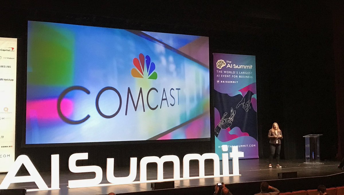 j9heck's tweet photo. Thanks #aisummit for inviting me to speak today. I enjoyed sharing my thoughts on product management with AI. #aisummit2019 @comcast #comcast https://t.co/1YtPWm6OZq