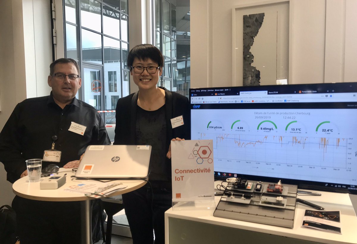 ThyGat's tweet image. Rencontres #IoTforBusiness : retour sur qq moments priviligiés pour parler connectivité #IoT : #LoRaWAN, #LTEM, couverture, service, roaming... mais aussi device &amp;amp; data management