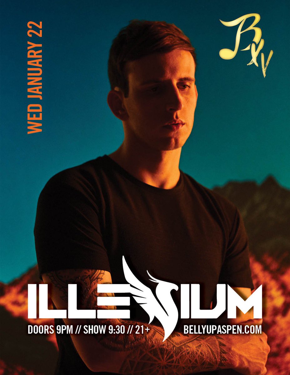 ILLENIUM's tweet photo. Back at Belly Up, Aspen on January 22 for X Games Music Week!! Artist presale happening now with password “PRAY” 🙏

General onsale Friday 9/27 @ 2pm mst

Tix → https://t.co/mIUcAjTDPJ https://t.co/3wAQAMoVGv