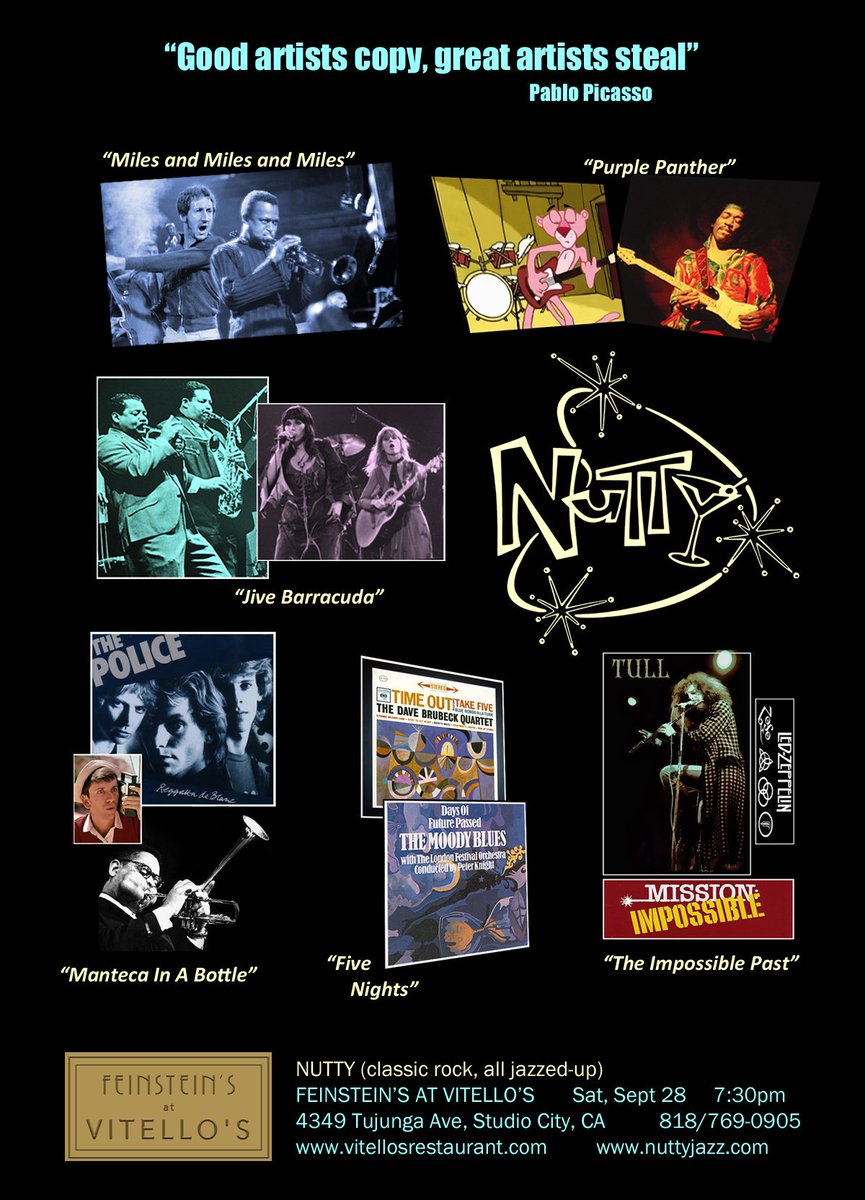 NuttyMusic's tweet photo. New: Queen (meets Cole Porter) song on the menu Sat night ("What Is This Crazy Little Thing Called, Love?) @FeinsteinsLA, 7:30pm. @nuttyisjetsetterjazz @classicrockalljazzedup @NuttyMusic @QueenWillRock https://t.co/pFqT72xFMd