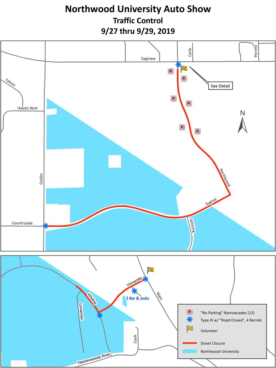 CityofMidlandMI's tweet image. TRAFFIC ALERT: The @NUIAS cruises into town this Fri-Sun! 🚗 Northwood Dr will be CLOSED from Saginaw-Sugnet &amp;amp; Sugnet CLOSED from Dublin to Northwood Dr from 7 am Fri to 7 pm Sun. Left turns will be prohibited from Northwood Dr and Artcrest Dr onto Saginaw Rd during show hours.