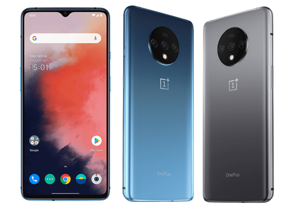 Pocketdroid's tweet photo. Oneplus 7T offers 90Hz display, Snapdragon 855+ CPU &amp; Android 10 https://t.co/lcXHGzJ2XP https://t.co/nCRzC5kDYs
