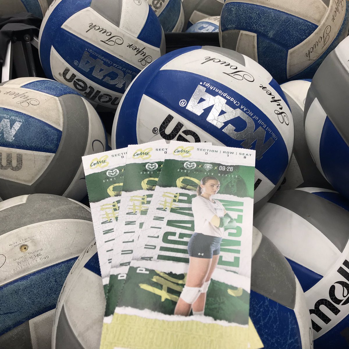 CSUVolleyball's tweet image. 🚨FREE TICKET GIVEAWAY🚨

Win front-row seats to T𝗢𝗡𝗜𝗚𝗛𝗧&apos;𝗦 MW opener against New Mexico!

RULES:
1. Like &amp;amp; Retweet this tweet!
2. Must be following to win!

We’ll select a random winner at 4 pm MT!

#PointRams