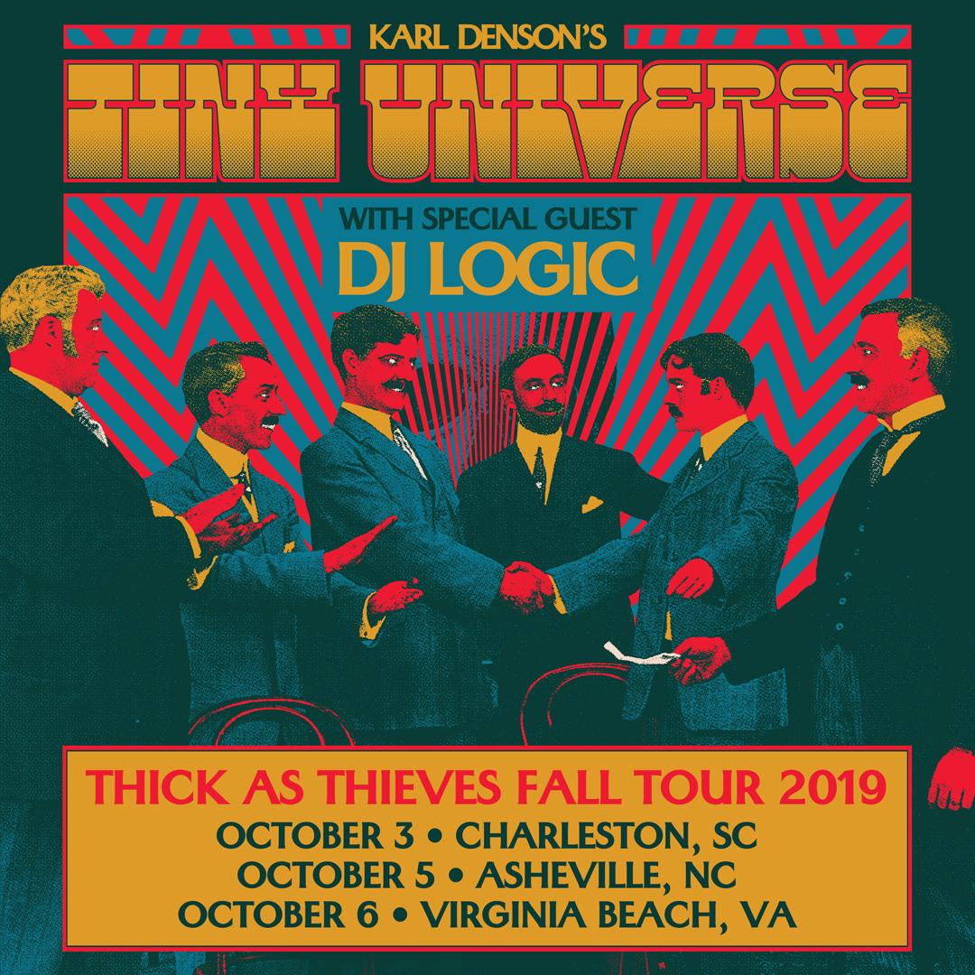 projectlogic's tweet photo. Just added some dates next week with @KarlDenson's Tiny Universe! Hope to see you all out there!!
Oct 3 -Charleston, SC
https://t.co/bKbX1L2hHy
Oct 5 - Asheville, NC
https://t.co/rRyw92zqqt
Oct 6 - Virginia Beach, VA
https://t.co/5EvIqW2m8X
#DJLogic #Logic #KDTU https://t.co/Jbv01R7g2f