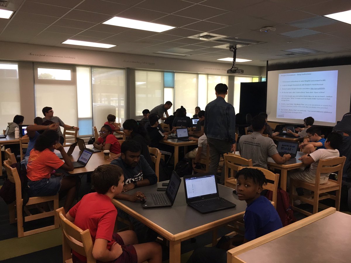 BMSITRT's tweet photo. Cubs Can Code has begun @HcpsBrookland! Special shout out @CapitalOne Coders Team for coming to share your wisdom with our Cubs. #LifeReady https://t.co/WyRDCRtcY7