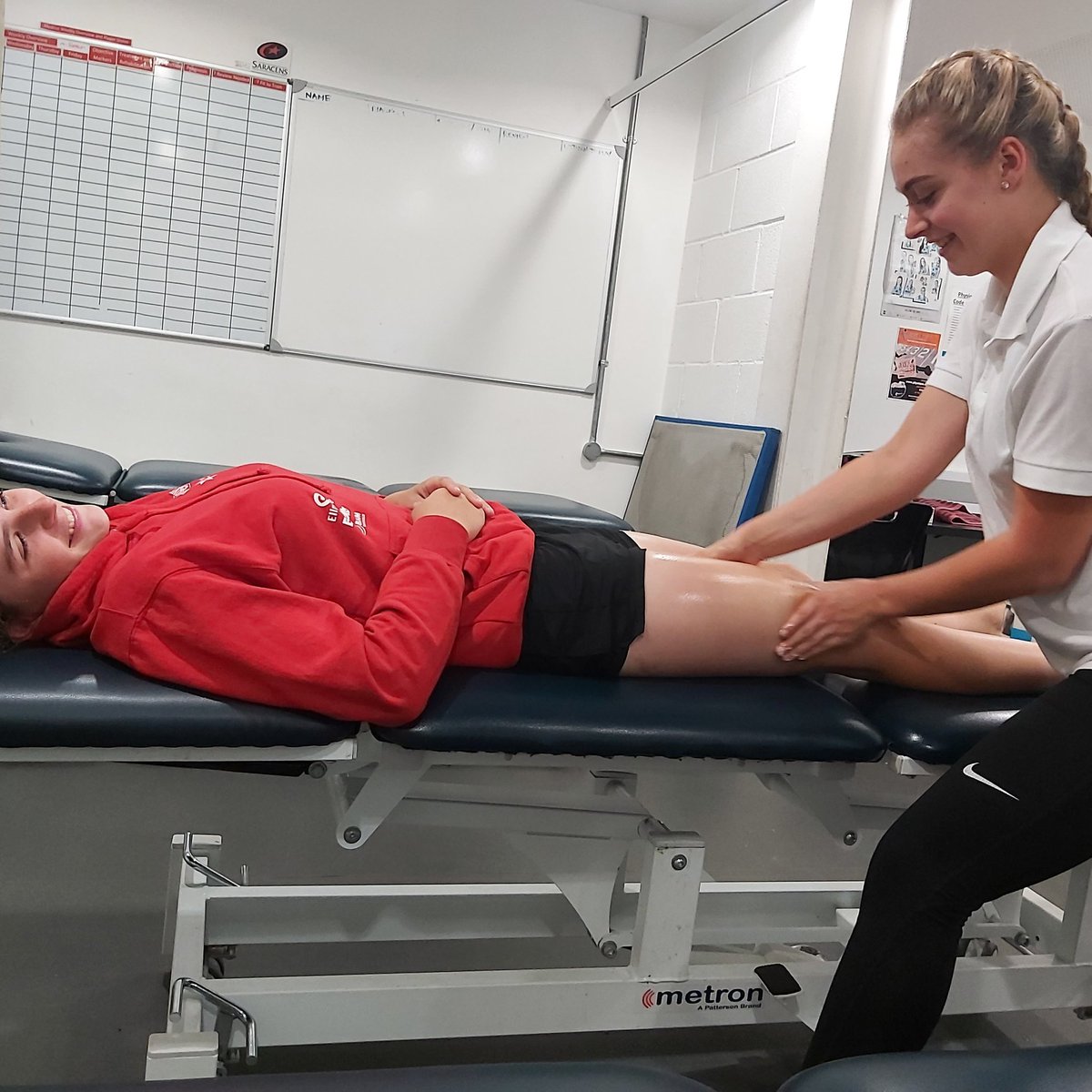 Welcome to the mad house @JasmineRuscoe looking forward to  working alongside you in our <a href="/OaklandsCycling/">Oaklands Wolves Cycling Academy</a> physio room.