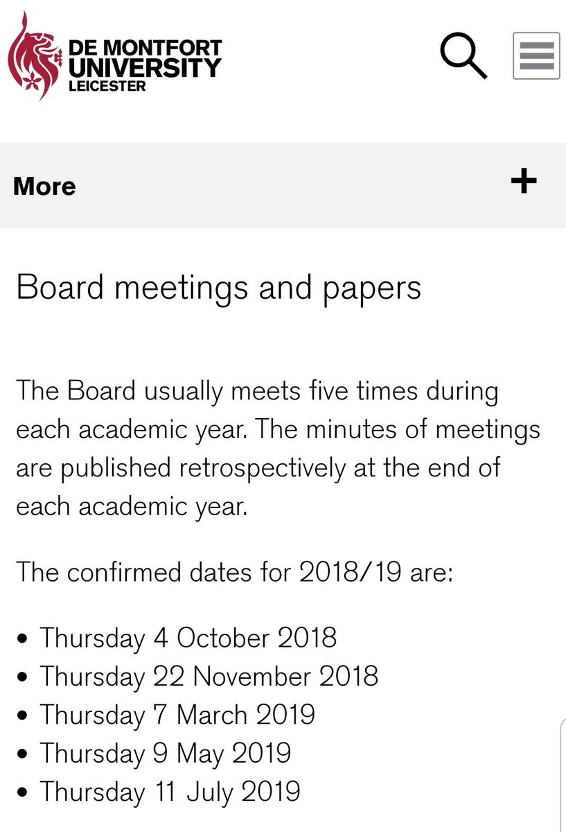 MattLCapon's tweet photo. It's been 225 days since @DMUDVC espoused "greater transparency" in the wake of the #dmuvc scandal and yet the minutes from the @dmuleicester Board of Governors meetings are *still* not publicly accessible.

This is *not* transparency.

#proudtobemore #dsufreshers https://t.co/kXDn1EH7LF