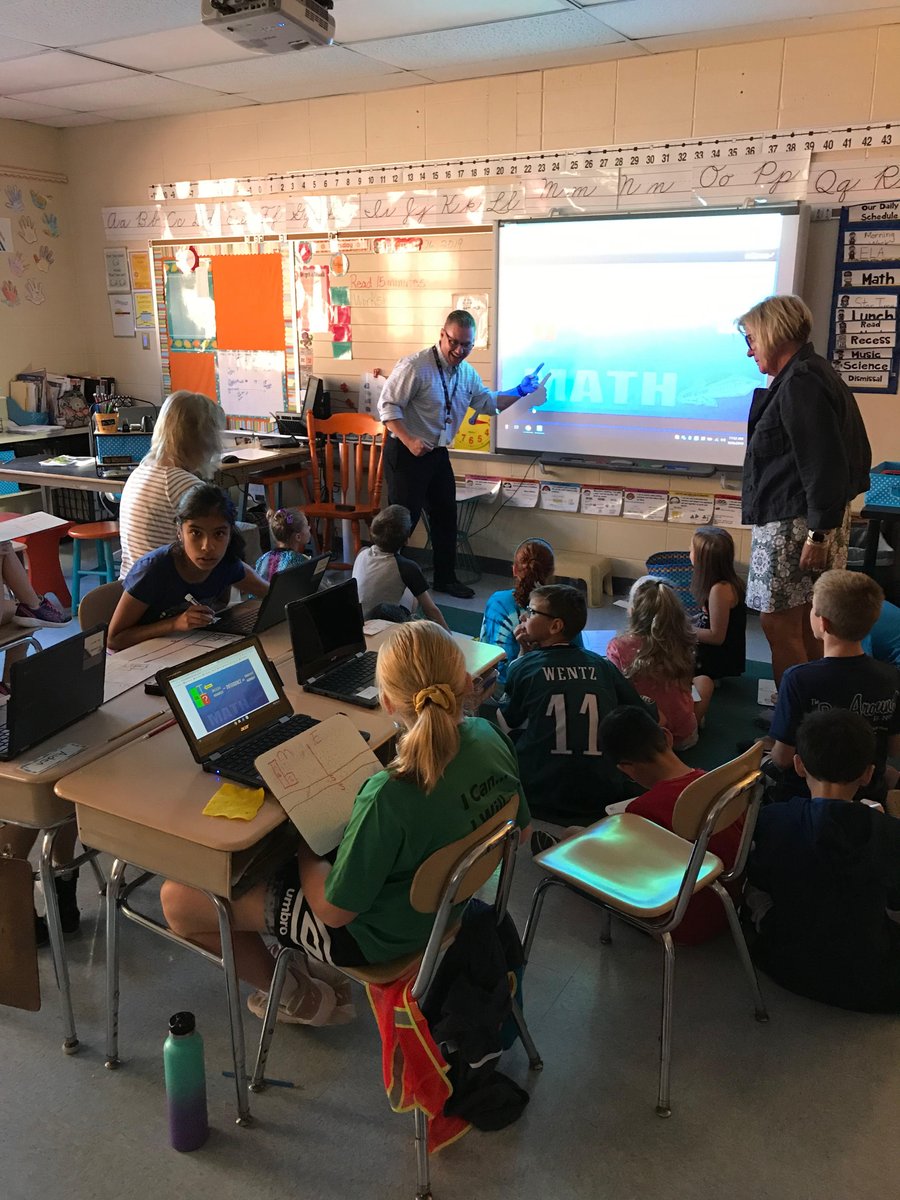 JBashawNPSD's tweet photo. @RMartielloNPSD, Mrs. Kett, and Mr. Sanville stretching the conceptual math thinking today in class @GWSquareElem.  GREAT JOB kiddos! @JBashawNPSD https://t.co/2loAppTZp8