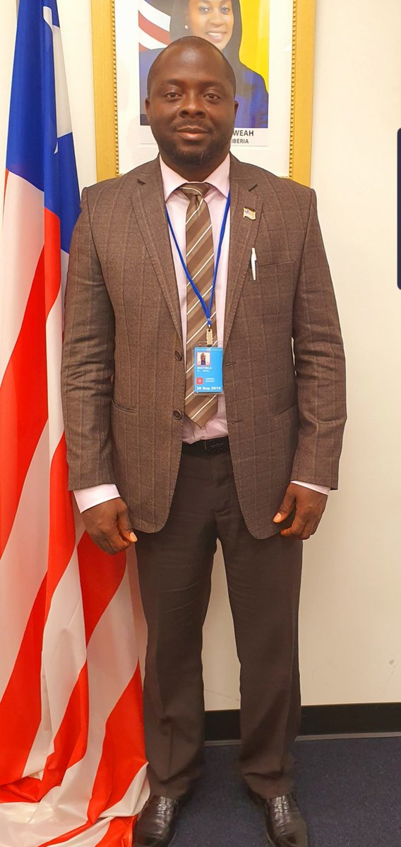 BobbyWhitfiel14's tweet photo. As we wind down #UNGA74, I'm very optimistic of the prospects ahead for Liberia in general and the WASH sector in particular under the dynamic leadership of H. E. @GeorgeWeahOff https://t.co/KXjAZiOa5u