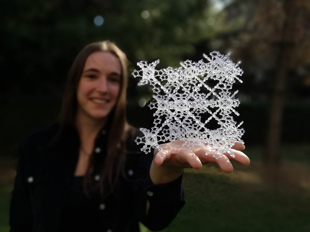 VaColomb's tweet photo. Cubic octanuclear clusters in a pyrazolate-based Ni-fcu MOF. This is the result of what happen when an organic chemist @_sergiorossi_ meets structural chemistry (me): our entry for #CSD3DPrint contest from the University of Milan @LaStatale @ccdc_cambridge @BenagliaLab @formlabs https://t.co/76c6TDnDhp