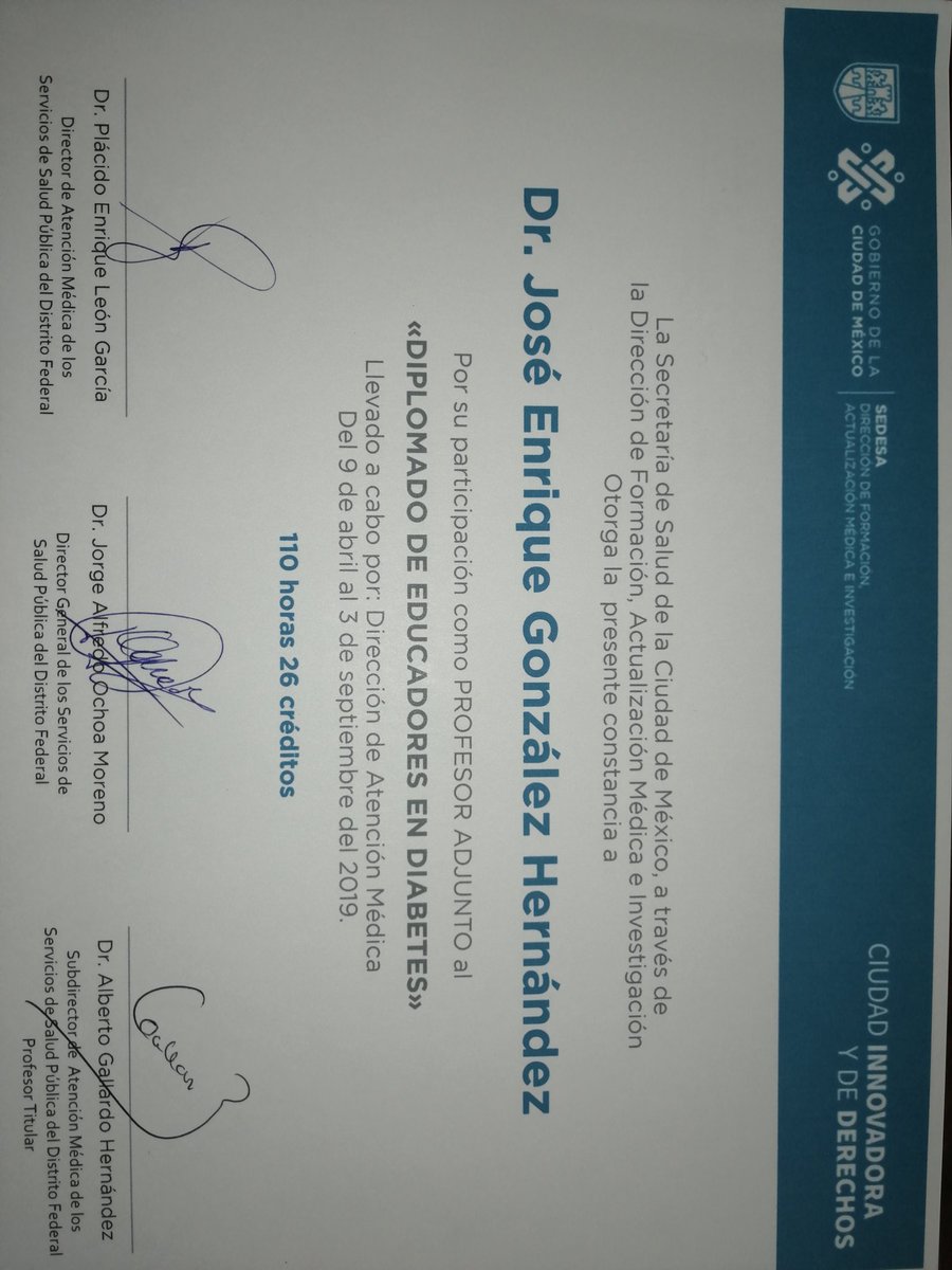 DrEnriqueGH's tweet photo. Fortalecer las Competencias Clinicas del Primer Nivel de Atención Servicios de Salud Pública #+DUCACION-DIABETES en CAMINO A SEMANA NACIONAL DE LA DIABETES 2019-2020 Diplomado EDUCACIÓN DM y PODOLOGIA C
#ALAPID #COLEGIOIBEROAMERICANODEDIABETES #DIABETICFOOT https://t.co/CU0mjs61Xw