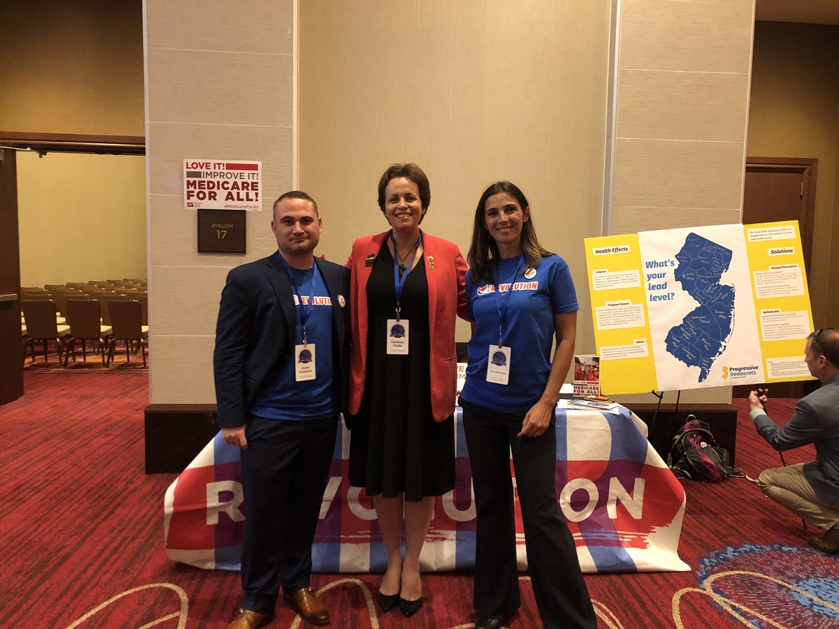 OurRevEssexNJ's tweet photo. Thanks @Clarke4Assembly for stopping by our table! We at @OurRevolution are excited for your race! https://t.co/0ivzfvv4wy