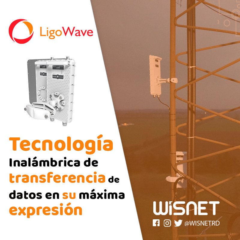 wisnetrd's tweet photo. LigoWave Fomenta la conectividad brindando soluciones punto a punto y punto multipunto de alto rendimiento para proveedores de servicios de Internet inalámbricos. Comunícate con nosotros: 809-472-3030.

#wisnetrd #ipcamera #wireless #cctvcamera #ligowave #accesspoint https://t.co/FiqPQgWlnA