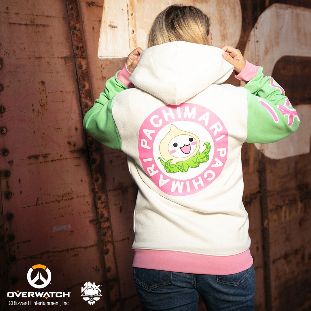 excepción Atar Falsificación JINX Overwatch Ultimate Pachimari Sudadera Con Capucha Con Cremallera |  lagear.com.ar