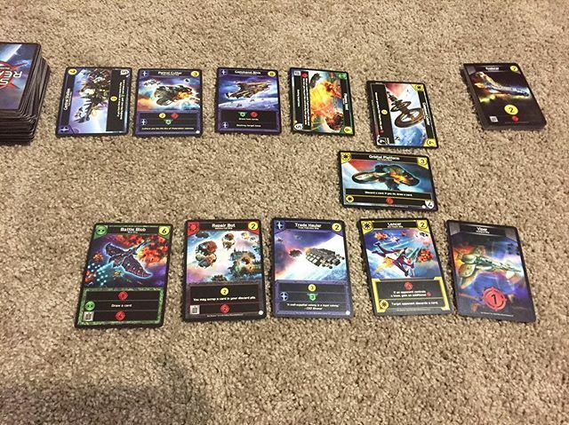 ConfluenceGames's tweet photo. Star Realms has become an almost nightly routine at the house.  My fifth grader has polished his strategy and plays at a roughly 50/50 win rate.  Loving the fun we’re having!! https://t.co/AGvoFkp43V https://t.co/mnDWyjbUAs