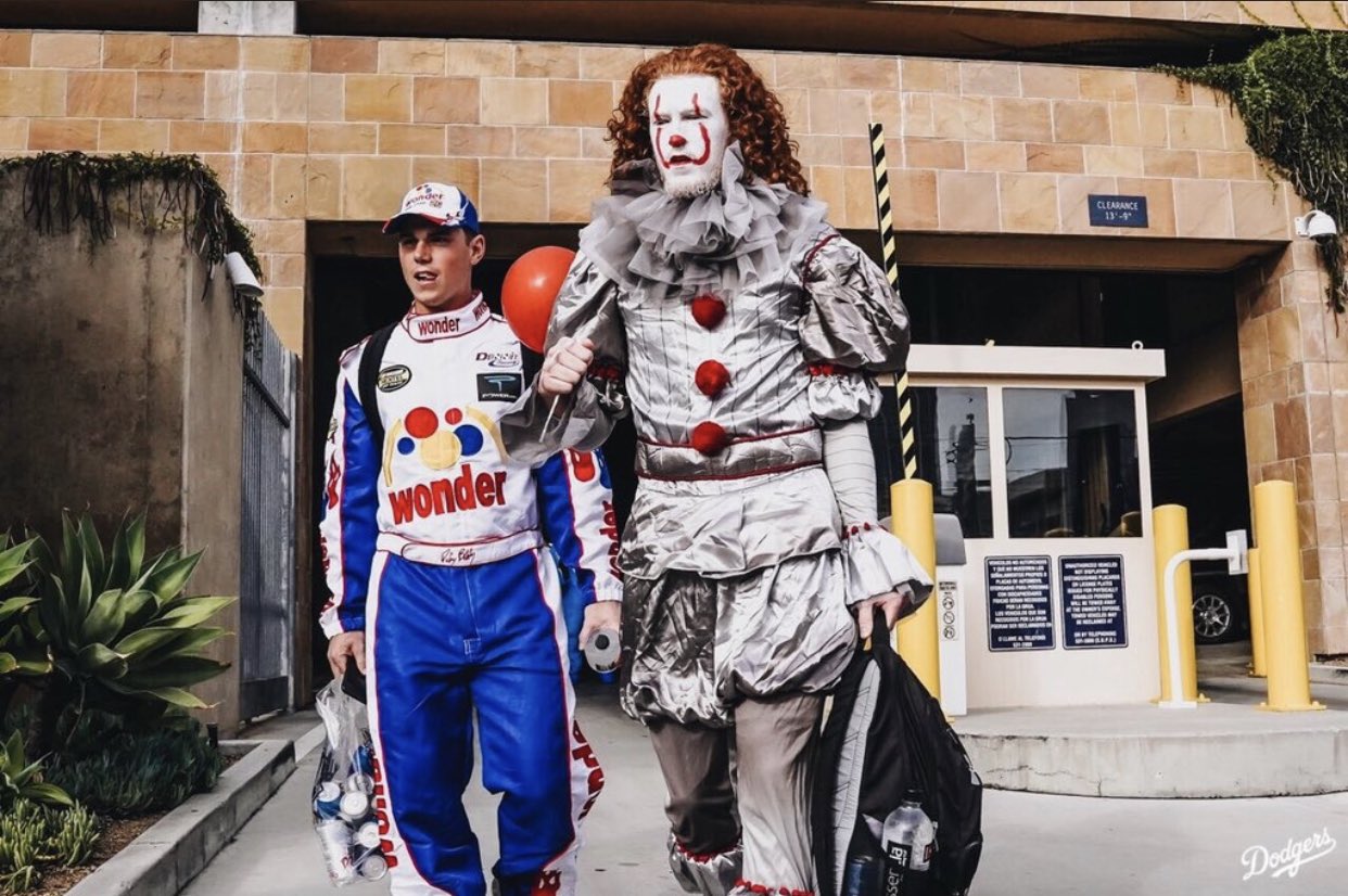 Paul Byrd a X: IT: Congratulations @Dodgers Veterans on getting Dustin May  the greatest Rookie Costume I've ever seen  / X
