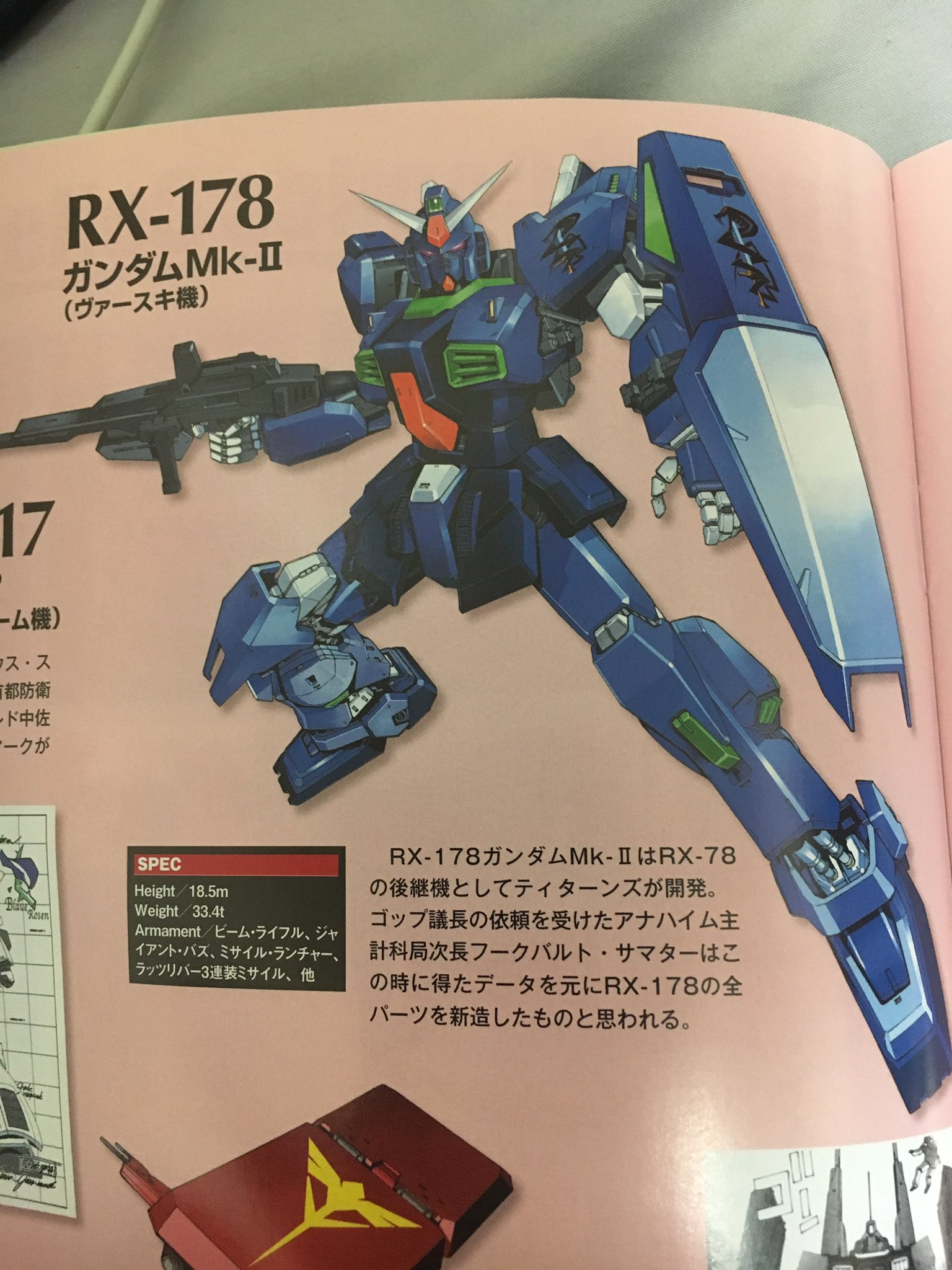 シラヌイ Ms開発史動画作成者 ヤザ ヴァースキ大尉のガンダムmk は全パーツ新造機なんかこれでmk が最低でも6 機作られた事になるぞ獅子の帰還でバナージが乗っていたメガラニカのmk が新造機だと7機に増えるな 今回のダムエー特典やっぱり重要だった