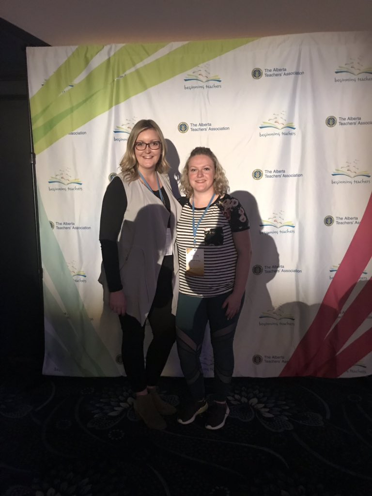 Rutherfordb95's tweet photo. Looking forward to the Beginning Teachers Conference with new and old friends! #btcyeg can’t wait to take my learning back to my classroom next week @sarahirving191 https://t.co/M9KiJvtxlv